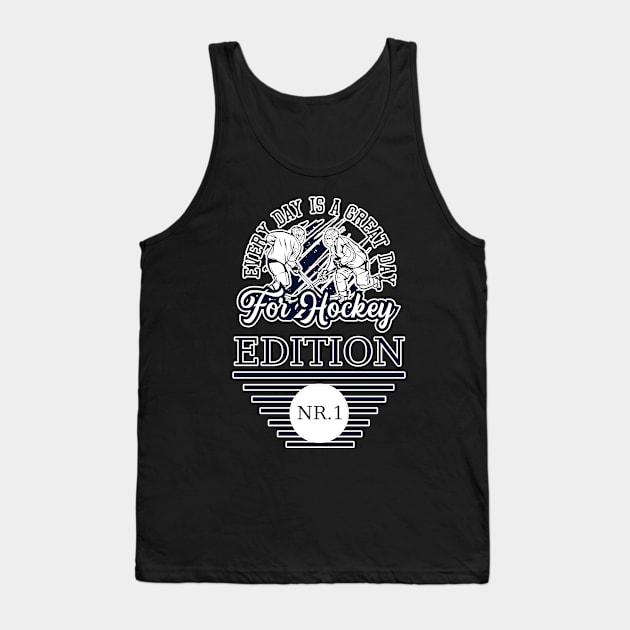 Ice Hockey Tank Top by Shirtrunner1